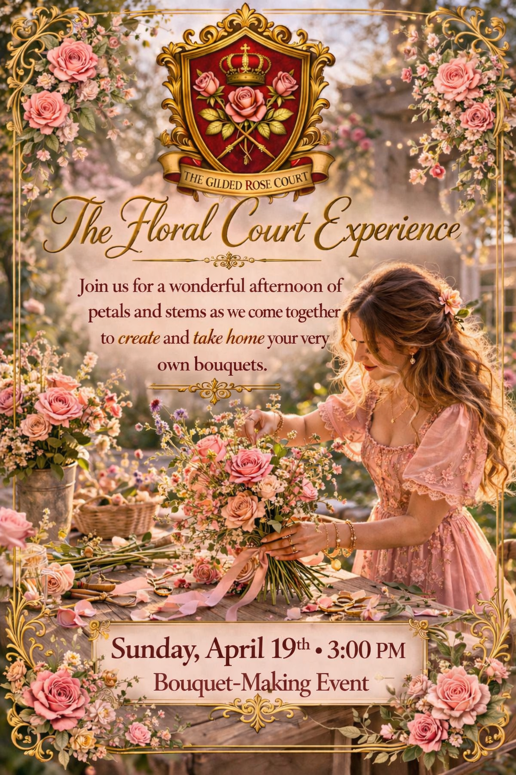 The Floral Court Experience 💐🌹⚜️